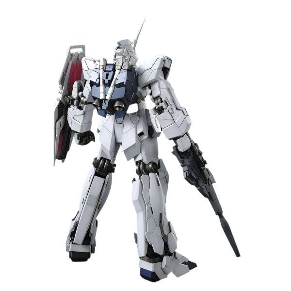 Bandai 1/100 MG Unicorn Gundam (HD Col/MS Cage) rear view