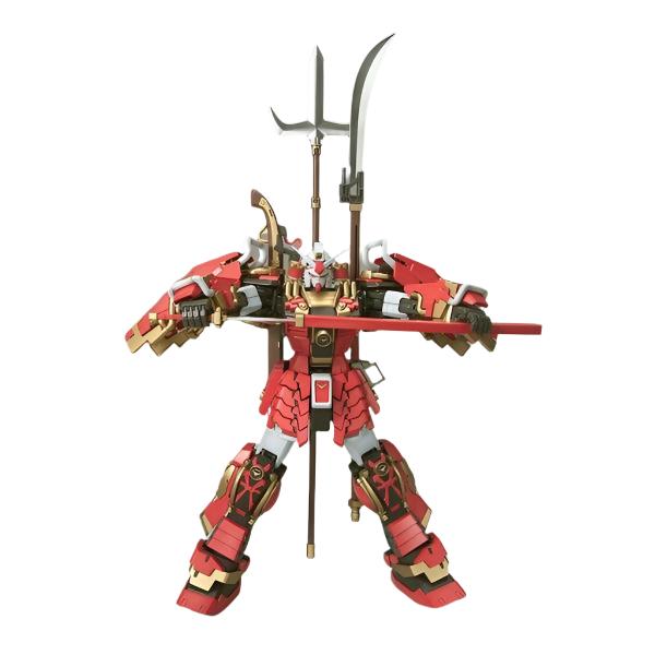 Bandai 1/100 MG Shin Musha Sengoku No Jin with weapons