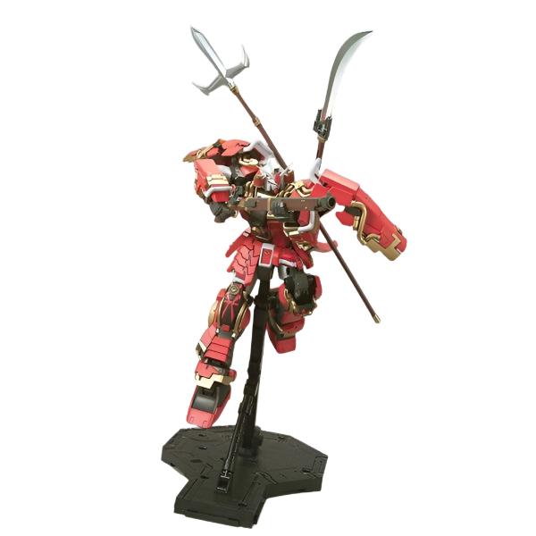Bandai 1/100 MG Shin Musha Sengoku No Jin action pose 2
