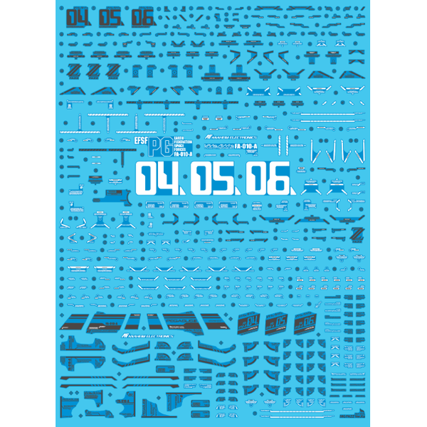 Delpi 1/100 MG Fazz Ver Ka (Gray) Water Slide Decal