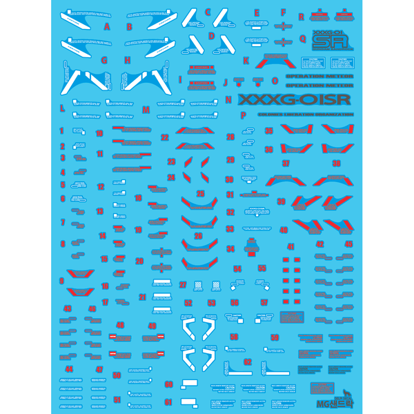 Delpi 1/100 MG Sandrock Water Slide Decal