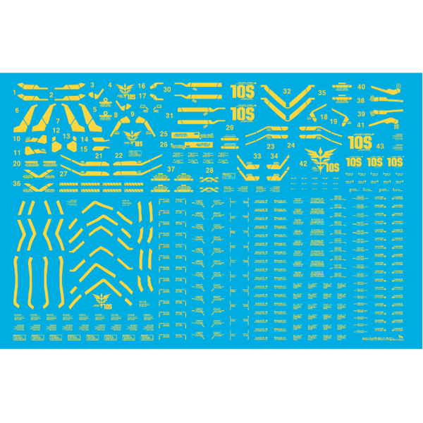 Delpi 1/100 MG Sinanju Water Slide Decal