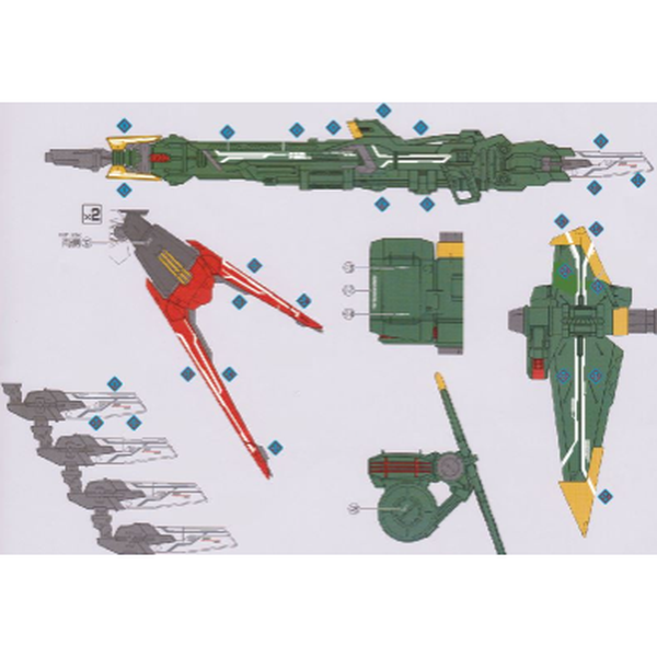 Delpi 1/60 PG Perfect Strike Hologram Water Slide Decal fit 1