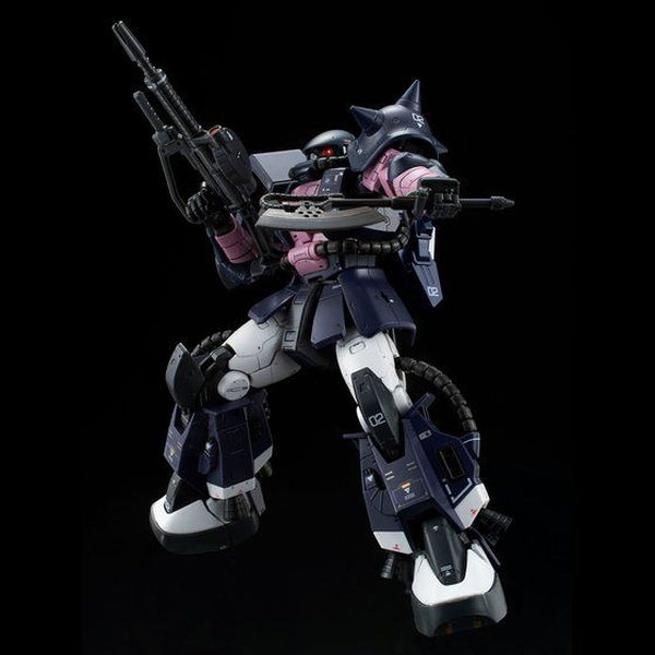 P-Bandai 1/144 RG Black Tri Stars Zaku II action pose 2