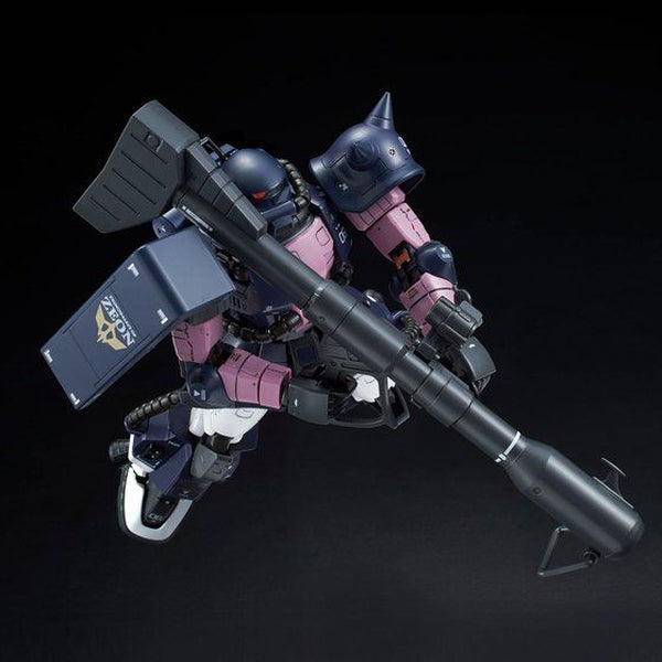 P-Bandai 1/144 RG Black Tri Stars Zaku II action pose 3