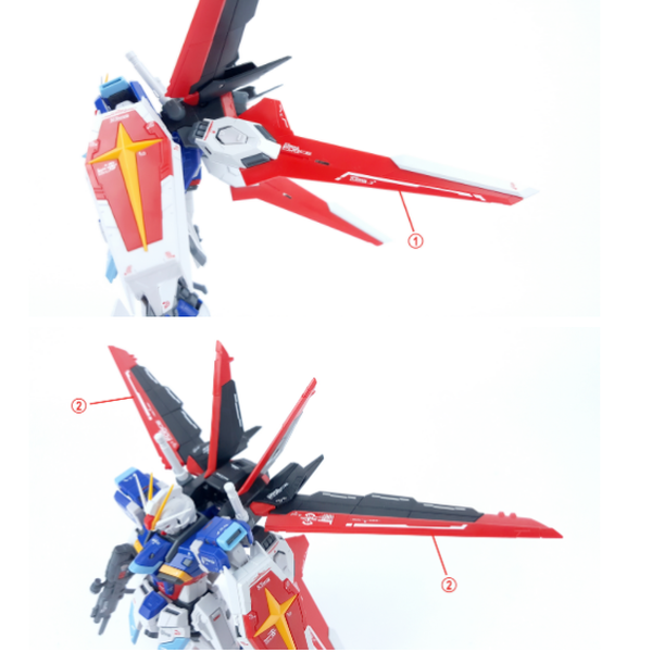 Delpi 1/144 RG Force Impulse Water Slide Decal fitment