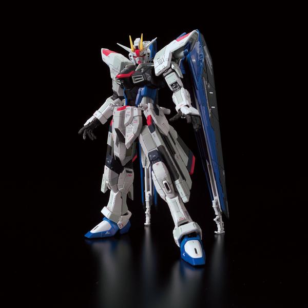 P-Bandai 1/144 RG ZGMF-X10A Freedom Gundam Ver GCP front on view.