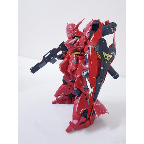 Delpi 1/144 RG Sazabi Gold & White Hologram Water Slide Decal example use