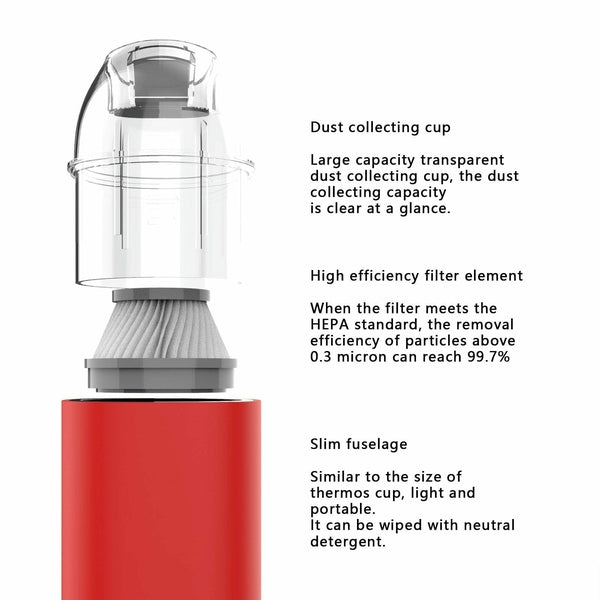 Dspiae Wireless Desktop Vacuum Cleaner features 1