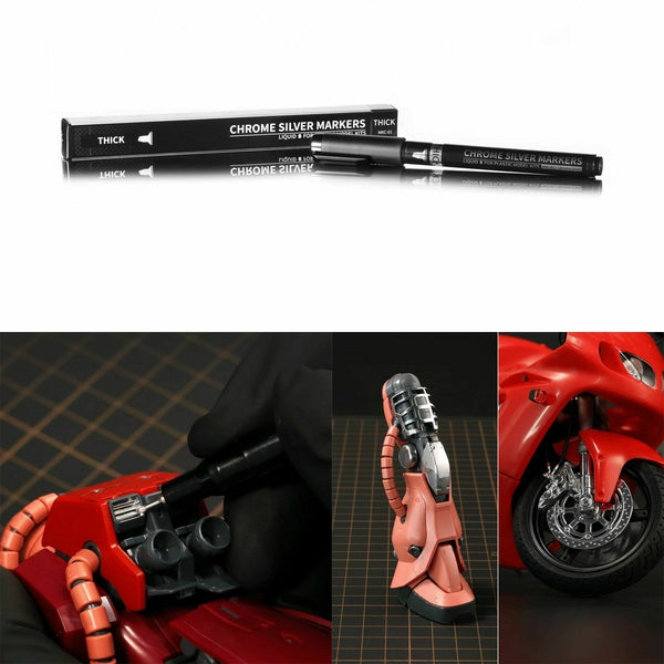 Dspiae Chrome Marker Pen comes in its own box