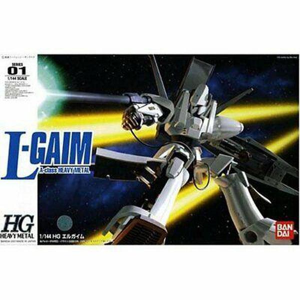 Bandai 1/144 HG L-Gaim (Heavy Metal L-Gaim) package artwork