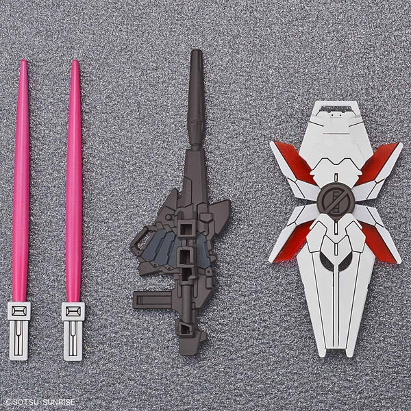Bandai SD Cundam Cross Silhouette Unicorn Gundam (Destroy Mode) included accessories