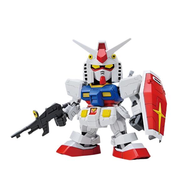 Bandai SD RX-78-2 Gundam front on view.