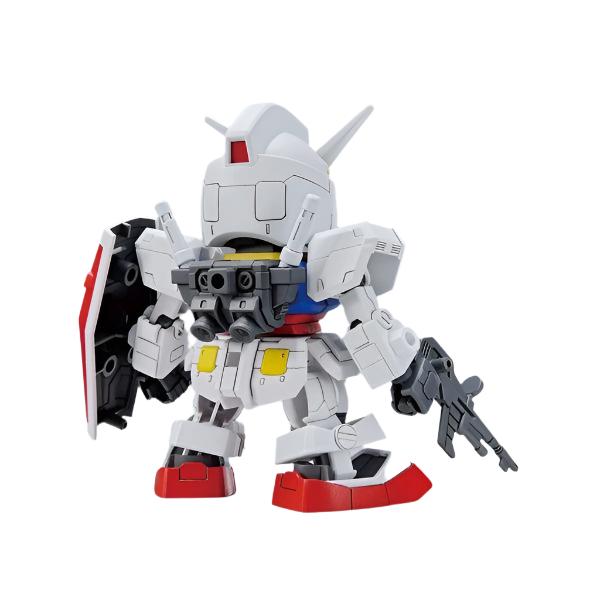 Bandai SD RX-78-2 Gundam rear view.