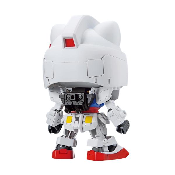 Bandai SD Hello Kitty/RX-78-2 Gundam morphing  rear view.