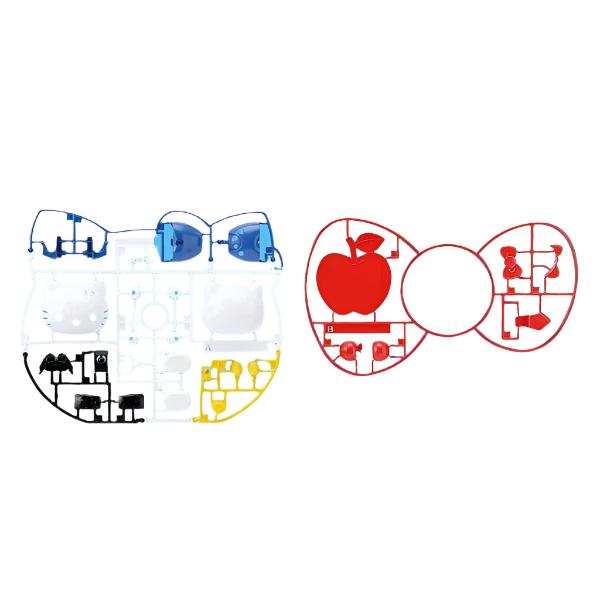 Bandai SD Hello Kitty/RX-78-2 Gundam sample sprue