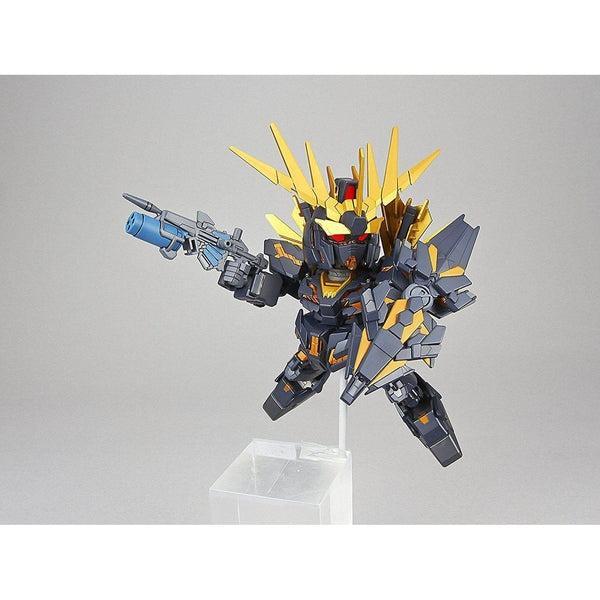 Bandai 1/144 SD Gundam Ex-Standard Unicorn Gundam 02 Banshee Norn Destroy Mode action pose