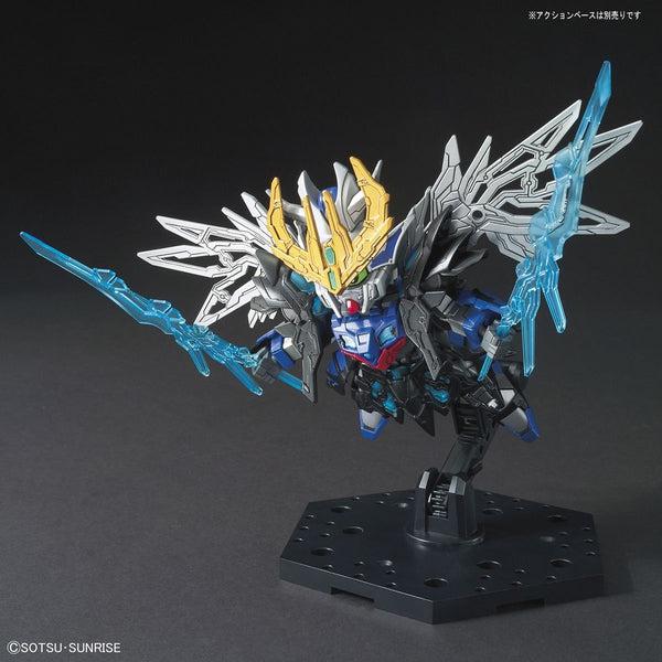 Bandai SD Cao Cao Wing Gundam action pose 1