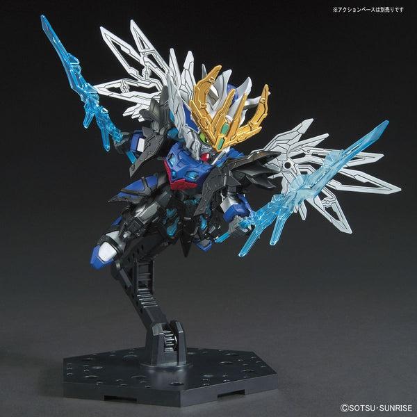Bandai SD Cao Cao Wing Gundam action pose 2